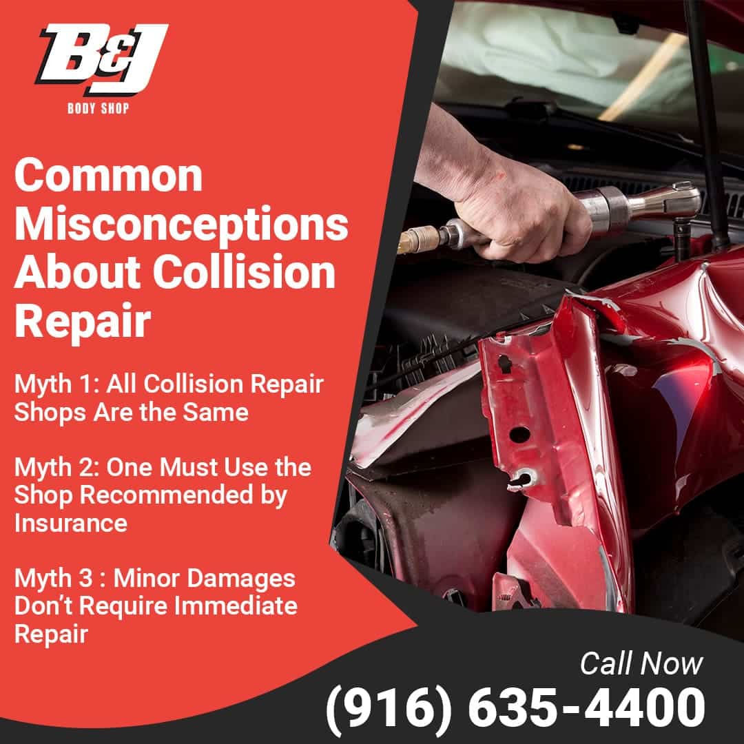 common misconceptions about collision repair