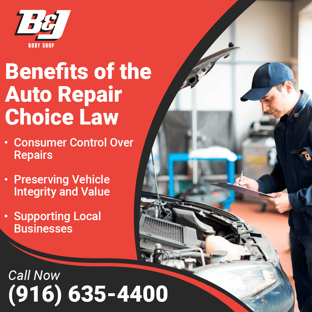 benefits of the Auto Repair Choice Law