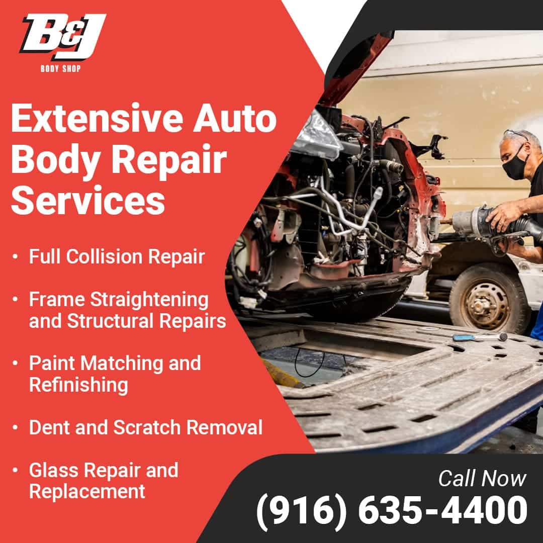 extensive auto body repair services