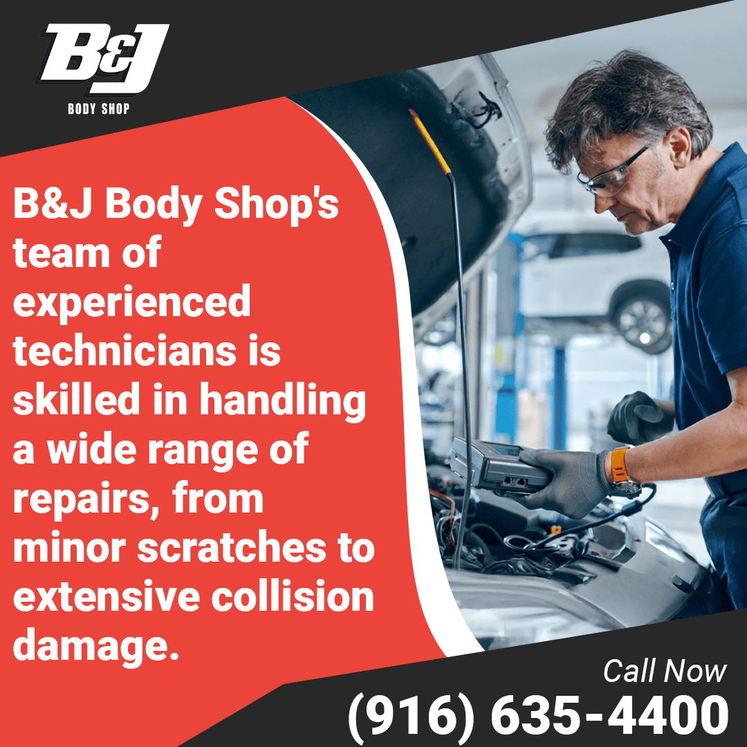 B&J Body Shop team of experienced technicians