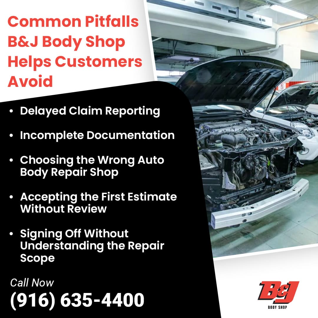 Common pitfalls B&J Body Shop Help Customers Avoid