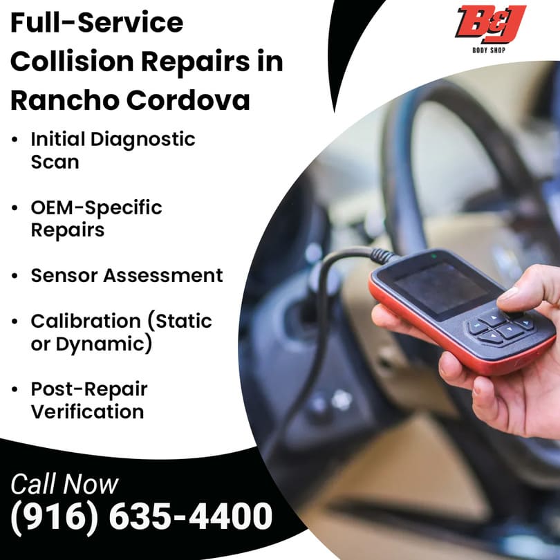 Full-Service Collision Repairs in Rancho Cordova